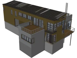 Modern Dwelling 3D Model
