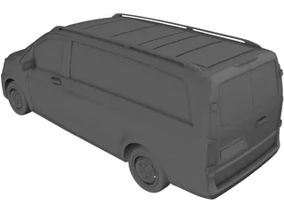 Mercedes-Benz Vito (2016) 3D Model