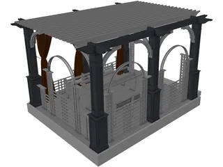 Pergola 3D Model