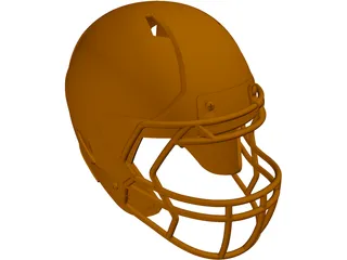 Football Helmet 3D Model