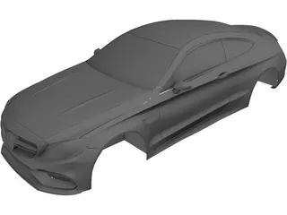 Mercedes-AMG C63 Coupe Body 3D Model