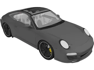Porsche 911 [997] Targa 3D Model