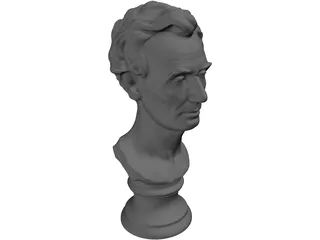 Abraham Lincoln Louvre Bust 3D Model