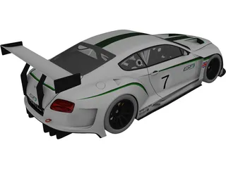 Bentley Continental GT3 3D Model