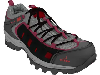 Hiking Boot 3D Model