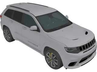 Jeep Grand Cherokee Trackhawk 3D Model