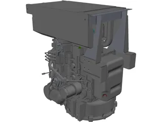 Perkins 403D-15 Engine 3D Model