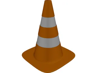 Traffic Cone 3D Model