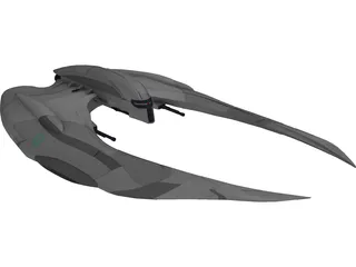 Cylon Raider 3D Model