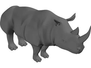 Rhinoceros 3D Model