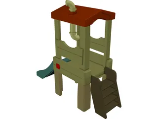 Treehouse Playset 3D Model