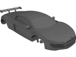 Audi R8 [Tuned] 3D Model