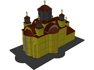 Ravanica Church 3D Model