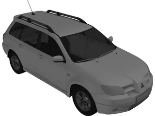 Mitsubishi Outlander 3D Model