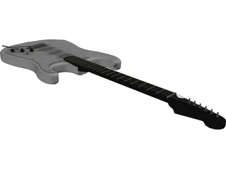 Electric Guitar 3D Model