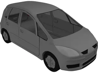 Mitsubishi Colt 5-door 3D Model