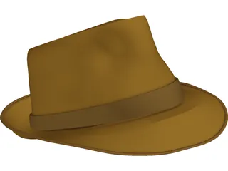 Fedora Hat 3D Model