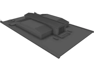 Supreme Court Building 3D Model