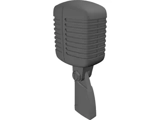 Radio Microphone 3D Model