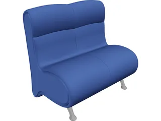 Arm Chair Blues 3D Model