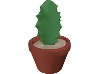 Cactus 3D Model
