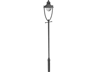 Street Lamp Edwardian 3D Model