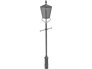 Street Lamp Victorian 3D Model