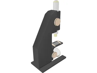 Microscope 3D Model