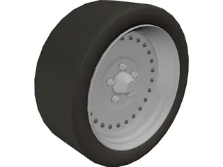 Wheel Tire 3D Model