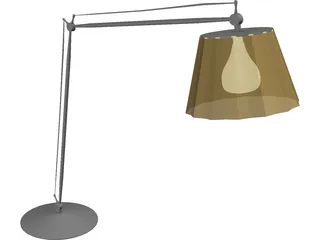 Hinge-Arm Table Lamp 3D Model