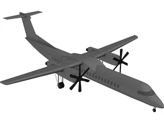 Bombardier Q400 3D Model