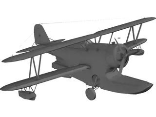 Grumman J2F Duck 3D Model