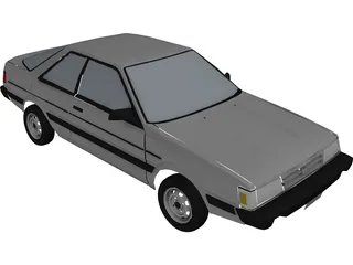 Subaru GL (1989) 3D Model