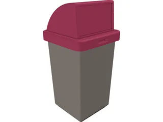 Rubbish Bin 3D Model