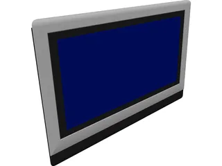 Philips Plasma TV 3D Model