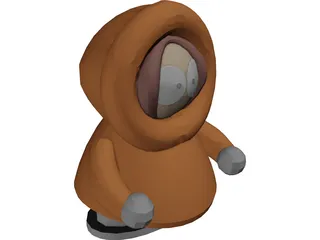 South Park Kenny 3D Model