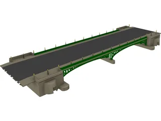 European Bridge 3D Model