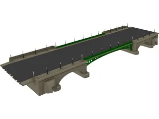 European Bridge 3D Model