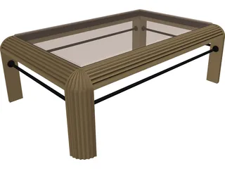 Table Rectangular 3D Model