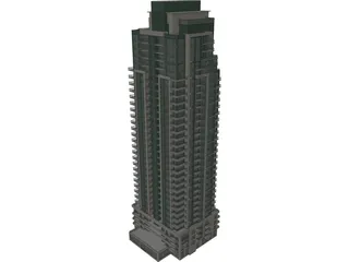 Condo Building 3D Model