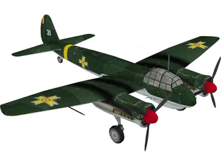 Junkers Ju 88C-2 3D Model