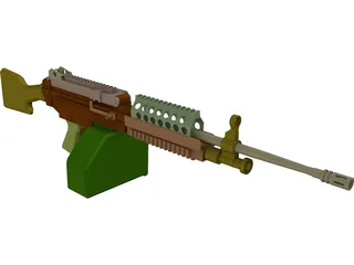 M249 3D Model