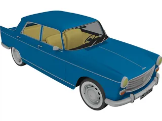 Peugeot 404 3D Model