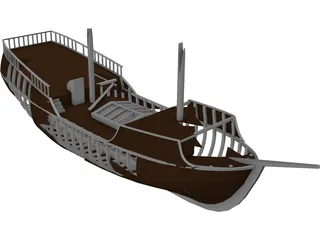 Shipwreck 3D Model