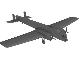 Armstrong Whitworth Whitley 3D Model