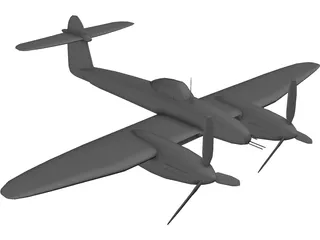 Westland Whirlwind  3D Model