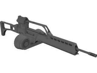 G36A Cmag 3D Model