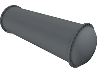 Tubular Heat Exchanger 3D Model