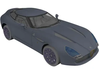 Alfa Romeo Zagato TZ3 3D Model