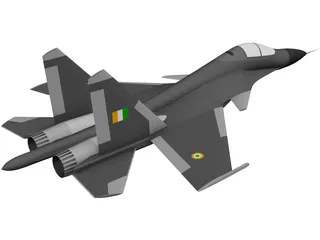 Su-30 3D Model